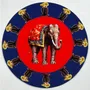 Table mat - Coasters - Elefante Sottobicchiere Rotondo - #01 - ILARIA.I