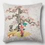 Linge - Splendeurs d'Edo 6 - Housse Coussin Velours 45cm x 45cm - ILARIA.I