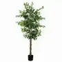 Décorations florales - Ficus artificiel en pot noir - ILARIA.I