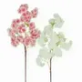 Décorations florales - Tige artificielle de cerisier – 80 fleurs – Blanc et rose - ILARIA.I