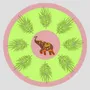Table mat - Bottle coaster - Elephant Primo Sottobottiglia - #05 - ILARIA.I