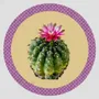 Dessous de plat - Dessous de bouteille - Cactus Sottobottiglia Rotondo - #02 - ILARIA.I