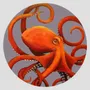 Table mat - Coasters - Octopus - Sottobicchiere Rotondo - #01 - ILARIA.I