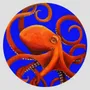Table mat - Bottle coaster - Octopus Sottobottiglia Rotondo - #04 - ILARIA.I