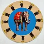 Dessous de plat - Dessous de bouteille - Elefante Sottobottiglia Rotondo - #04 - ILARIA.I