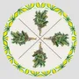 Placemats - placemats - Leaf man Sottopiatto Rotondo - #03 - ILARIA.I