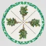 Sets de table - Sets de table - Leaf man Sottopiatto Rotondo - #04 - ILARIA.I