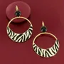 Bijoux - DORMEUSES ALFRED COULEUR DORE NOIR - ILARIA.I