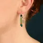 Bijoux - DORMEUSES BLUE COULEUR ARGENT MULTI - ILARIA.I