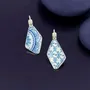 Bijoux - DORMEUSES JOLIE JOLIE COULEUR ARGENT BLEU - ILARIA.I