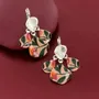 Bijoux - DORMEUSES AMAZONE COULEUR ARGENT ROSE - ILARIA.I