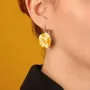 Jewelry - KALY SLEEPERS, BRONZE YELLOW COLOR - ILARIA.I