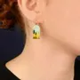 Bijoux - DORMEUSES CURIEUSE COULEUR DORE MULTI - ILARIA.I