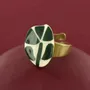 Bijoux - BAGUE KALY COULEUR BRONZE VERT - ILARIA.I