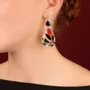 Bijoux - DORMEUSES AMAZONE COULEUR ARGENT ROSE - ILARIA.I