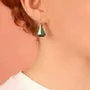 Bijoux - DORMEUSES HORIZON COULEUR DORE BLEU - ILARIA.I