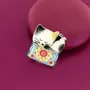 Bijoux - BROCHE CHANAPE COULEUR ARGENT MULTI - ILARIA.I
