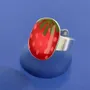 Jewelry - DELICE RING, SILVER AND RED COLOUR - ILARIA.I