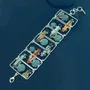 Bijoux - BRACELET BLUE COULEUR ARGENT MULTI - ILARIA.I
