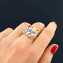 Jewelry - DELICE RING, SILVER MULTI COLOR - ILARIA.I