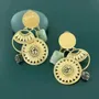 Bijoux - CLIPS SOLEDAD COULEUR DORE VERT - ILARIA.I