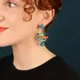 Bijoux - PUCES BLUE COULEUR ARGENT MULTI - ILARIA.I