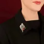 Bijoux - BROCHE ALFRED COULEUR DORE MULTI - ILARIA.I