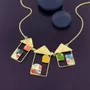 Bijoux - COLLIER CURIEUSE COULEUR DORE MULTI - ILARIA.I