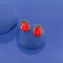 Jewelry - Delightful Fleas, Silver and Red - ILARIA.I