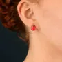 Jewelry - Delightful Fleas, Silver and Red - ILARIA.I