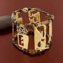 Bijoux - BRACELET SWAHILI COULEUR DORE MULTI - ILARIA.I