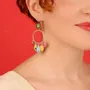 Bijoux - DORMEUSES JOLIE JOLIE COULEUR ARGENT MULTI - ILARIA.I