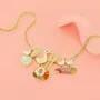 Bijoux - COLLIER PLUME COULEUR DORE MULTI - ILARIA.I