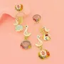 Bijoux - PUCES PLUME COULEUR DORE MULTI - ILARIA.I