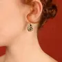 Bijoux - DORMEUSES SWAHILI COULEUR DORE MULTI - ILARIA.I