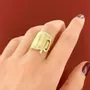 Bijoux - BAGUE SWAHILI COULEUR DORE DORE - ILARIA.I