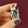 Jewelry - ALFRED BROOCH, GOLD AND BLACK - ILARIA.I