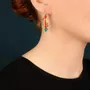 Bijoux - DORMEUSES BLUE COULEUR ARGENT MULTI - ILARIA.I