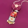 Jewelry - CHANAPE NECKLACE, SILVER AND RED - ILARIA.I