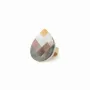 Bijoux - Bage ajustable marqueterie goutte - San Lazzaro - ILARIA.I