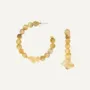 Jewelry - Tiger eyes creoles earrings - Alegria Beach - ILARIA.I