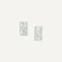 Bijoux - Boucles d'oreilles puces tube cracking nacre - Okawa - ILARIA.I