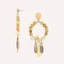 Jewelry - Gypsy post earrings with 3 dangles - Alegria Beach - ILARIA.I
