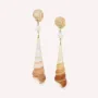 Bijoux - Boucles d'oreilles poussoir pendant turitelle commune - Alona - ILARIA.I