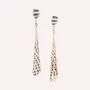 Bijoux - Boucles d'oreilles poussoir pendant TEREBRA AREOLATA - Alona - ILARIA.I