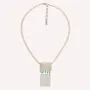 Bijoux - Collier pendentif os et nacre blanche - Milos - ILARIA.I
