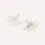 Jewelry - Big flower clip earrings - Lis Blanc - ILARIA.I