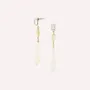 Jewelry - Post earrings with citrine & Terebra punctatostriata - Alona - ILARIA.I