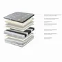 Literie pour hôtels - Matelas hybride en latex naturel avec ressorts ensachés indépendants 160x200 - ILARIA.I