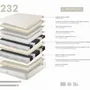 Literie pour hôtels - Matelas hybride en latex naturel avec mini ressorts et ressorts ensachés 7 zones 180x200 - ILARIA.I